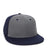Outdoor Cap CAGE25 Flat Bill Cage Mesh Structured Solid Back Hat Unisex Accessories Hats & Caps