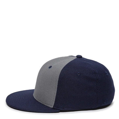 Outdoor Cap CAGE25 Flat Bill Cage Mesh Structured Solid Back Hat Unisex Accessories Hats & Caps
