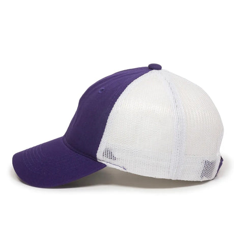 Outdoor Cap FWT-130 Garment Washed Unstructured Trucker Hat Unisex Accessories Hats & Caps