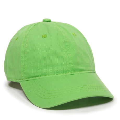 Outdoor Cap GWT-111 Garment Washed Dad-Cap Unstructured Solid Back Hat Unisex Accessories Hats & Caps
