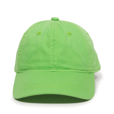 Outdoor Cap GWT-111 Garment Washed Dad-Cap Unstructured Solid Back Hat Unisex Accessories Hats & Caps
