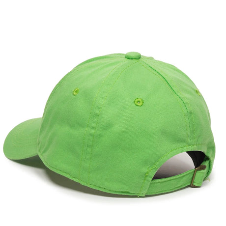 Outdoor Cap GWT-111 Garment Washed Dad-Cap Unstructured Solid Back Hat Unisex Accessories Hats & Caps