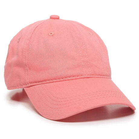 Outdoor Cap GWT-111 Garment Washed Dad-Cap Unstructured Solid Back Hat Unisex Accessories Hats & Caps
