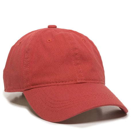 Outdoor Cap GWT-111 Garment Washed Dad-Cap Unstructured Solid Back Hat Unisex Accessories Hats & Caps