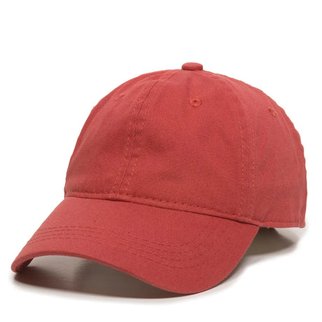 Outdoor Cap GWT-111 Garment Washed Dad-Cap Unstructured Solid Back Hat Unisex Accessories Hats & Caps