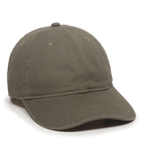 Outdoor Cap GWT-111 Garment Washed Dad-Cap Unstructured Solid Back Hat Unisex Accessories Hats & Caps