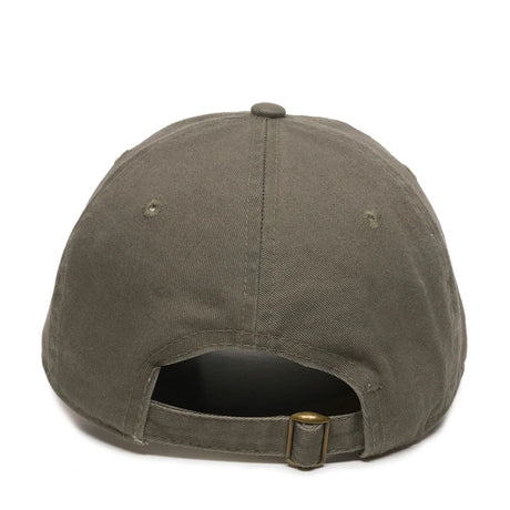 Outdoor Cap GWT-111 Garment Washed Dad-Cap Unstructured Solid Back Hat-2
