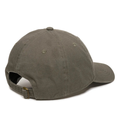 Outdoor Cap GWT-111 Garment Washed Dad-Cap Unstructured Solid Back Hat Unisex Accessories Hats & Caps