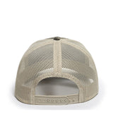 Outdoor Cap OC771CAMO Contrast Construction Canvas Camo Structured Trucker Hat Unisex Accessories Hats & Caps