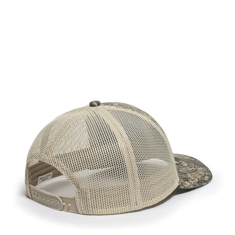 Outdoor Cap OC771CAMO Contrast Construction Canvas Camo Structured Trucker Hat Unisex Accessories Hats & Caps