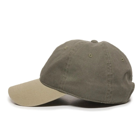 Outdoor Cap GWT-111 Garment Washed Dad-Cap Unstructured Solid Back Hat Unisex Accessories Hats & Caps
