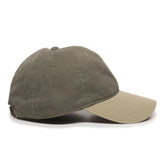Outdoor Cap GWT-111 Garment Washed Dad-Cap Unstructured Solid Back Hat Unisex Accessories Hats & Caps