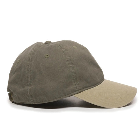 Outdoor Cap GWT-111 Garment Washed Dad-Cap Unstructured Solid Back Hat Unisex Accessories Hats & Caps