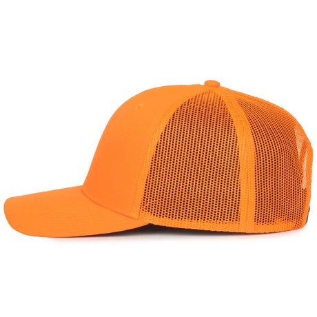 Outdoor Cap OC771CAMO Contrast Construction Canvas Camo Structured Trucker Hat Unisex Accessories Hats & Caps
