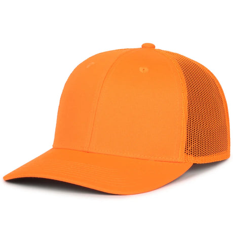 Outdoor Cap OC771CAMO Contrast Construction Canvas Camo Structured Trucker Hat Unisex Accessories Hats & Caps
