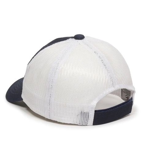 Outdoor Cap FWT-130 Garment Washed Unstructured Trucker Hat Unisex Accessories Hats & Caps