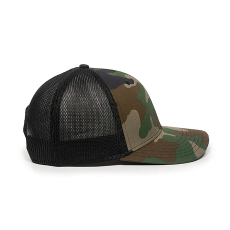 Outdoor Cap RGR-360M ProFlex Adjustable Structured Trucker Hat Unisex Accessories Hats & Caps