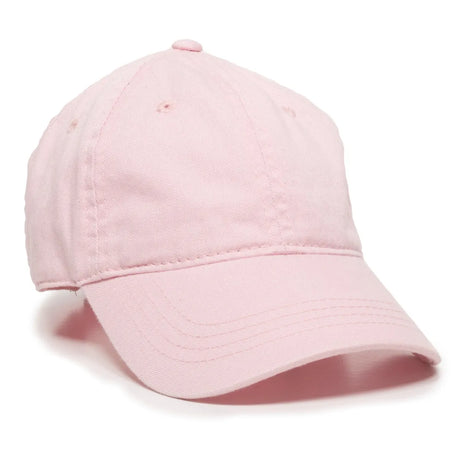 Outdoor Cap GWT-111 Garment Washed Dad-Cap Unstructured Solid Back Hat Unisex Accessories Hats & Caps
