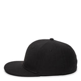 Outdoor Cap CAGE25 Flat Bill Cage Mesh Structured Solid Back Hat Unisex Accessories Hats & Caps