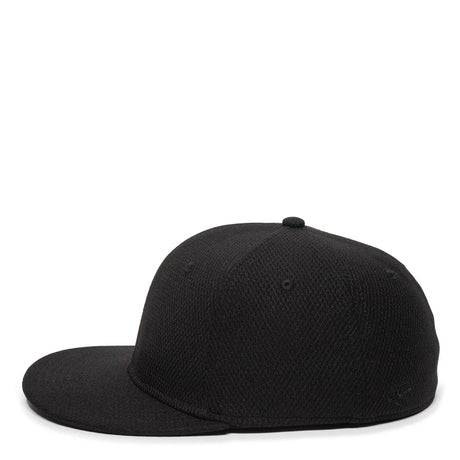 Outdoor Cap CAGE25 Flat Bill Cage Mesh Structured Solid Back Hat Unisex Accessories Hats & Caps