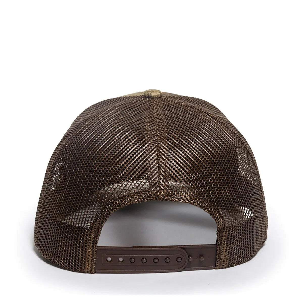 Outdoor Cap OC771CAMO Contrast Construction Canvas Camo Structured Trucker Hat Unisex Accessories Hats & Caps