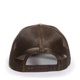 Outdoor Cap OC771CAMO Contrast Construction Canvas Camo Structured Trucker Hat Unisex Accessories Hats & Caps