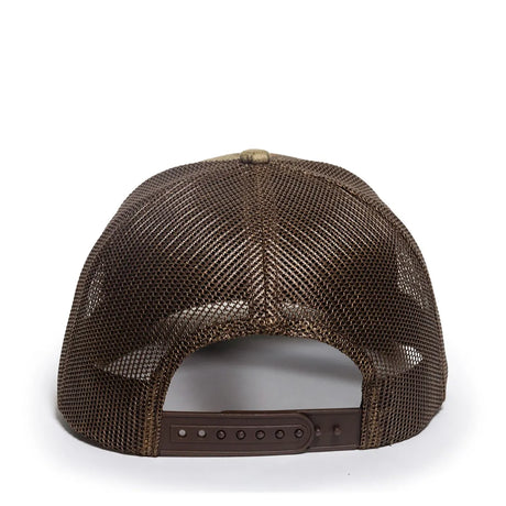 Outdoor Cap OC771CAMO Contrast Construction Canvas Camo Structured Trucker Hat Unisex Accessories Hats & Caps