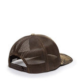 Outdoor Cap OC771CAMO Contrast Construction Canvas Camo Structured Trucker Hat Unisex Accessories Hats & Caps