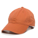 Outdoor Cap GWT-111 Garment Washed Dad-Cap Unstructured Solid Back Hat Unisex Accessories Hats & Caps