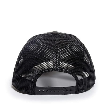 Outdoor Cap OC771CAMO Contrast Construction Canvas Camo Structured Trucker Hat Unisex Accessories Hats & Caps