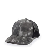Outdoor Cap OC771CAMO Contrast Construction Canvas Camo Structured Trucker Hat Unisex Accessories Hats & Caps