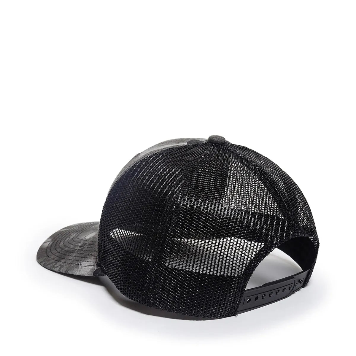 Outdoor Cap OC771CAMO Contrast Construction Canvas Camo Structured Trucker Hat Unisex Accessories Hats & Caps