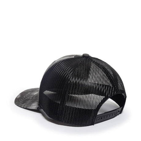 Outdoor Cap OC771CAMO Contrast Construction Canvas Camo Structured Trucker Hat Unisex Accessories Hats & Caps