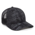 Outdoor Cap OC771CAMO Contrast Construction Canvas Camo Structured Trucker Hat Unisex Accessories Hats & Caps