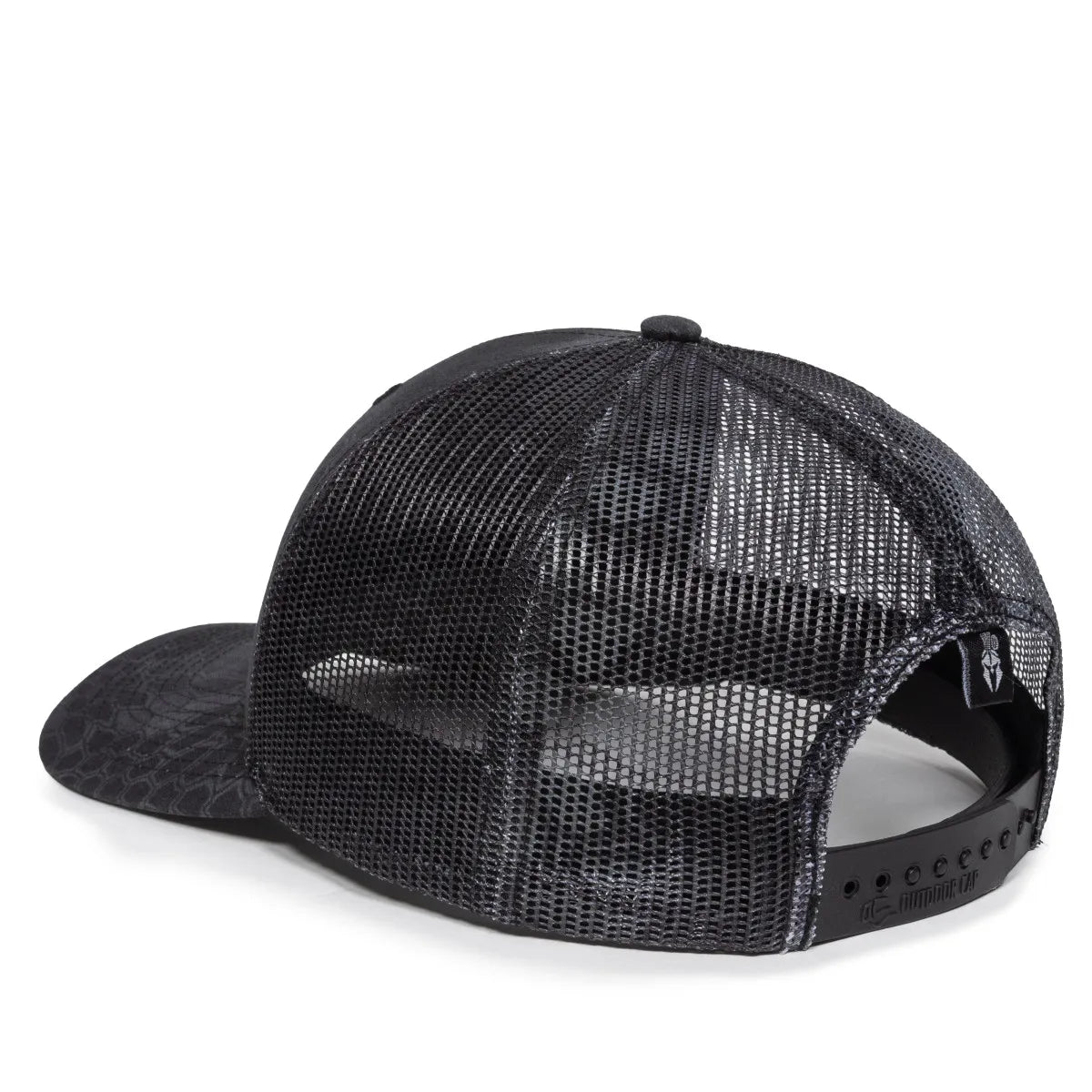 Outdoor Cap OC771CAMO Contrast Construction Canvas Camo Structured Trucker Hat Unisex Accessories Hats & Caps