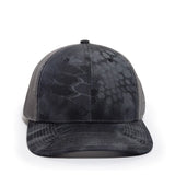 Outdoor Cap OC771CAMO Contrast Construction Canvas Camo Structured Trucker Hat Unisex Accessories Hats & Caps