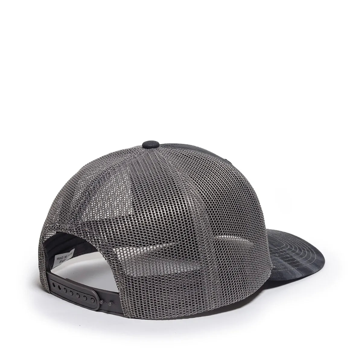 Outdoor Cap OC771CAMO Contrast Construction Canvas Camo Structured Trucker Hat Unisex Accessories Hats & Caps