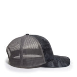 Outdoor Cap OC771CAMO Contrast Construction Canvas Camo Structured Trucker Hat Unisex Accessories Hats & Caps