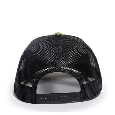 Outdoor Cap OC771CAMO Contrast Construction Canvas Camo Structured Trucker Hat Unisex Accessories Hats & Caps