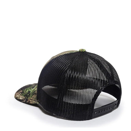 Outdoor Cap OC771CAMO Contrast Construction Canvas Camo Structured Trucker Hat Unisex Accessories Hats & Caps