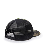 Outdoor Cap OC771CAMO Contrast Construction Canvas Camo Structured Trucker Hat Unisex Accessories Hats & Caps