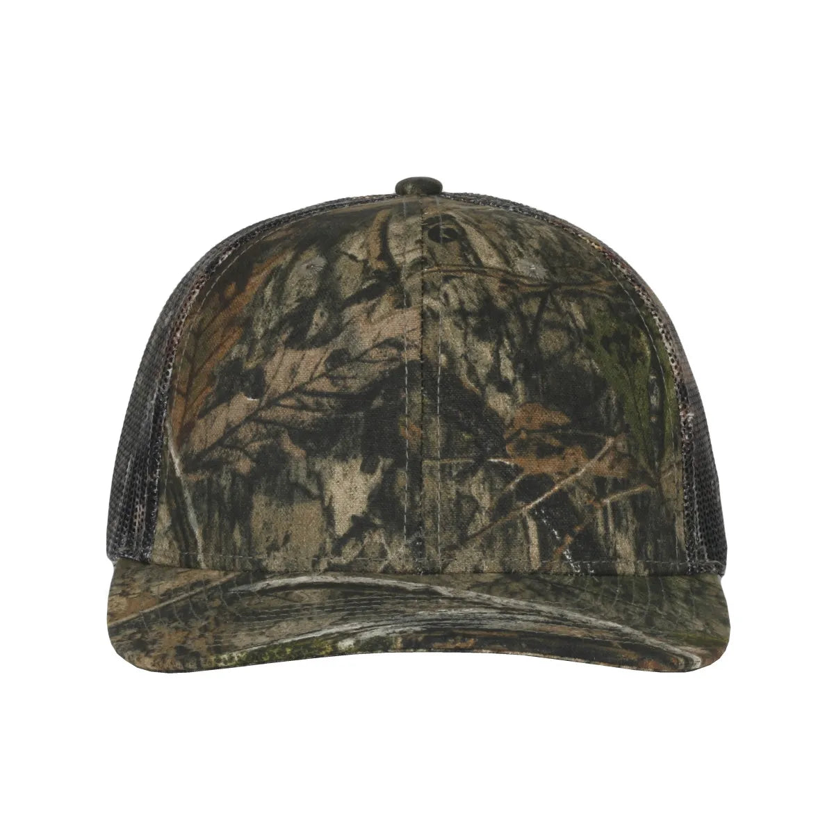 Outdoor Cap OC771CAMO Contrast Construction Canvas Camo Structured Trucker Hat Unisex Accessories Hats & Caps