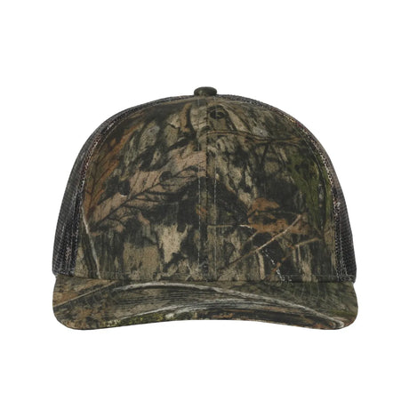 Outdoor Cap OC771CAMO Contrast Construction Canvas Camo Structured Trucker Hat Unisex Accessories Hats & Caps