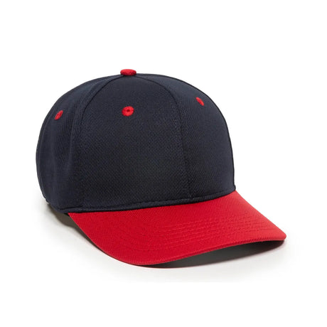 Outdoor Cap MWS25 ProTech Mesh Structured Solid Back Hat Unisex Accessories Hats & Caps