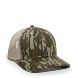Outdoor Cap OC771CAMO Contrast Construction Canvas Camo Structured Trucker Hat Unisex Accessories Hats & Caps