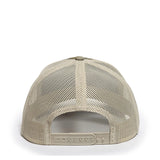 Outdoor Cap OC771CAMO Contrast Construction Canvas Camo Structured Trucker Hat Unisex Accessories Hats & Caps