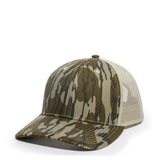 Outdoor Cap OC771CAMO Contrast Construction Canvas Camo Structured Trucker Hat Unisex Accessories Hats & Caps