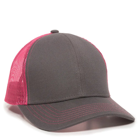 Outdoor Cap MBW-600 Cotton Twill Structured Trucker Hat Unisex Accessories Hats & Caps