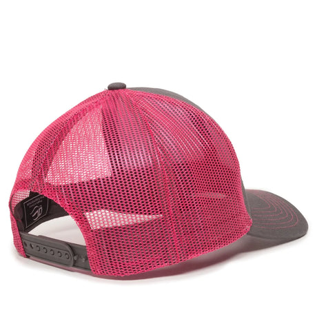 Outdoor Cap MBW-600 Cotton Twill Structured Trucker Hat Unisex Accessories Hats & Caps