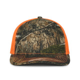 Outdoor Cap OC771CAMO Contrast Construction Canvas Camo Structured Trucker Hat Unisex Accessories Hats & Caps